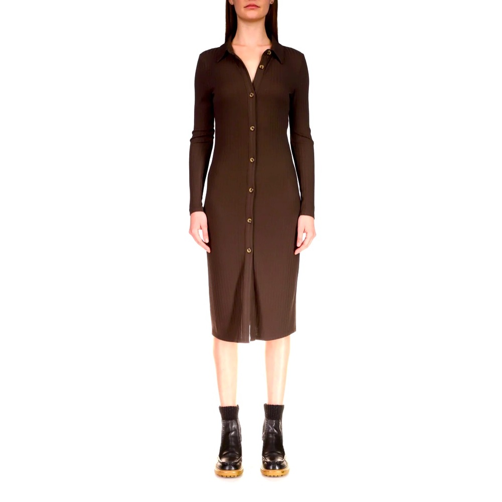 NWT Sanctuary Bodycon rib midi Dress in Java